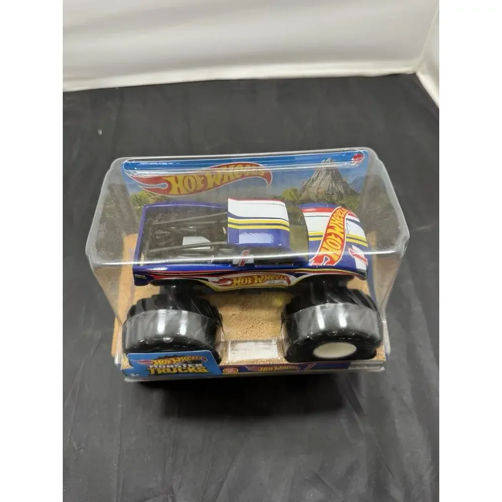 Hot Wheels 2021 Monster Trucks HW Racing Blue #1 1:24 Scale Diecast FYJ83 NIB